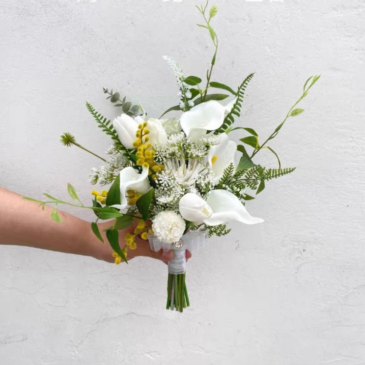 Dried & Artificial Flowers Bridal Bouquet