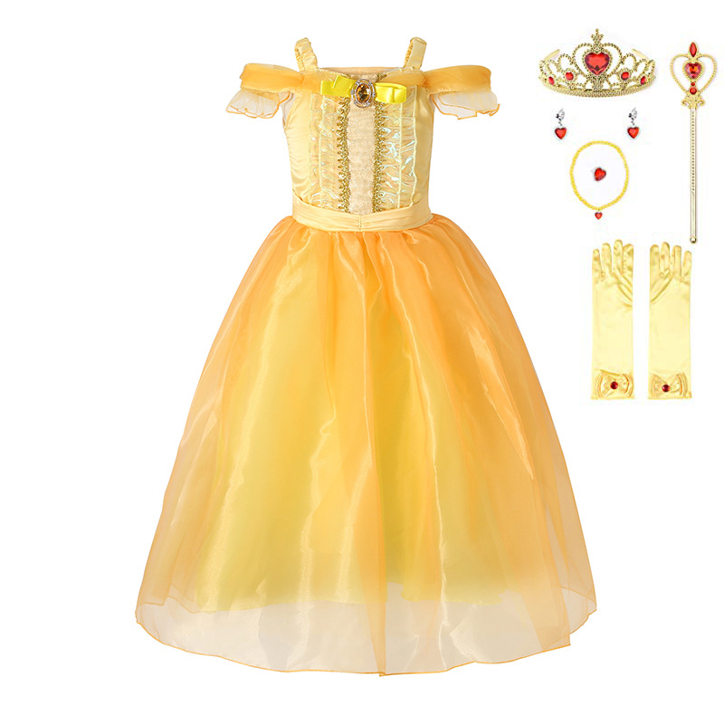 Beauty and the Beast Princess Girl Dress