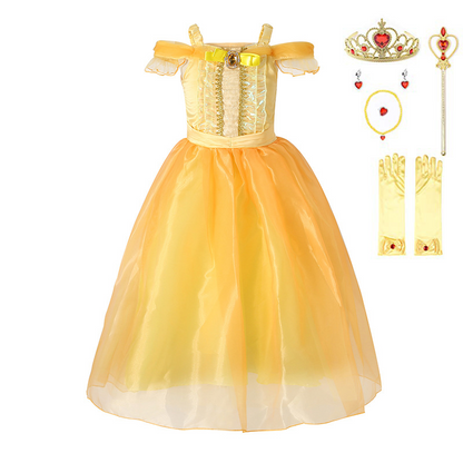 Beauty and the Beast Princess Girl Dress