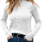 Long Sleeves Knitted Turtleneck Pullover Sweaters