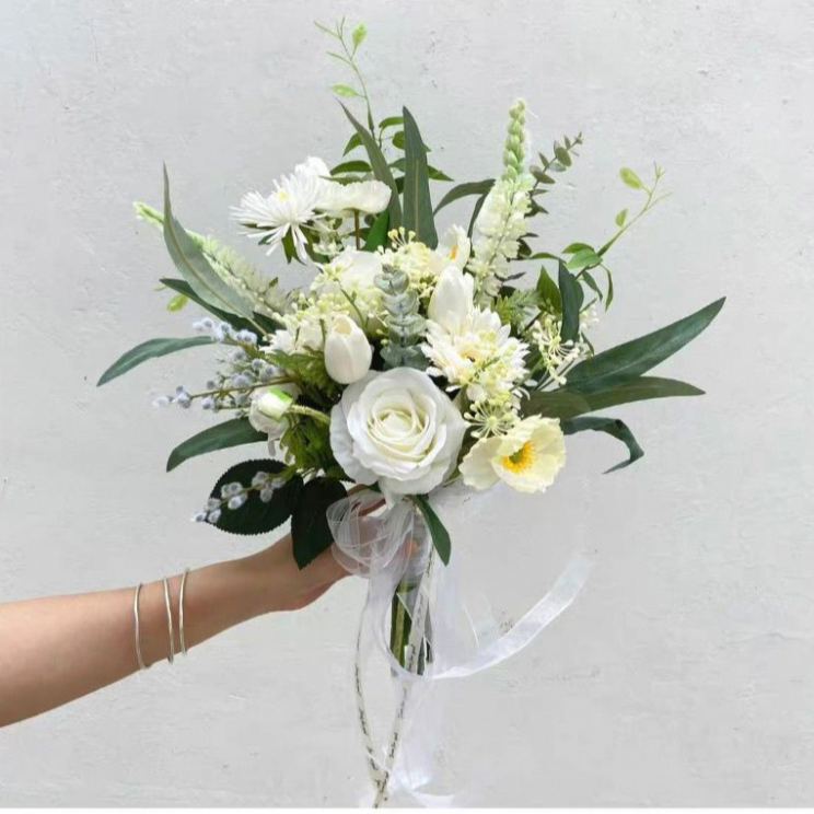 Dried & Artificial Flowers Bridal Bouquet