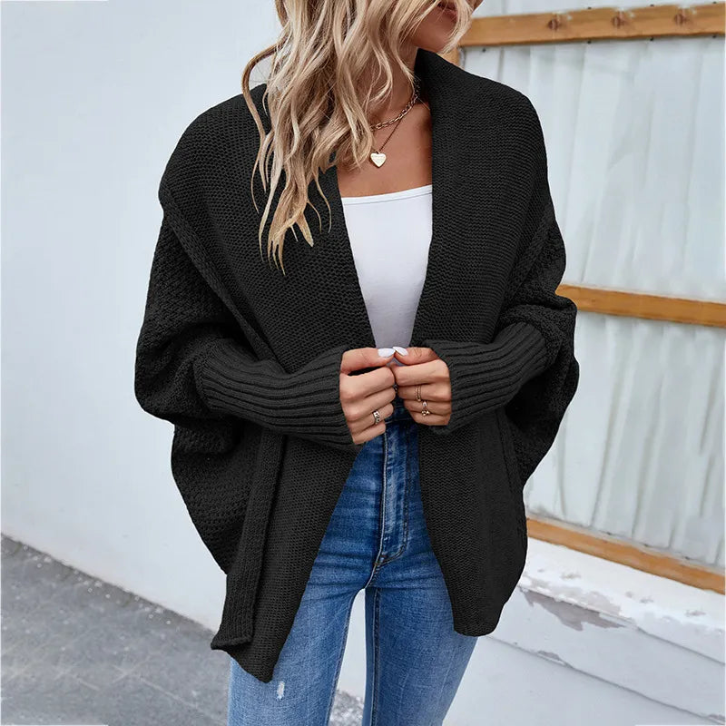 Women's Knitted Long Sleeves Cardigan Jumper