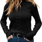 Long Sleeves Knitted Turtleneck Pullover Sweaters