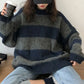 Oversized Stripe Pullover Sweater