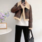 Faux Fur Fleece Zipper Thick Short Jacket