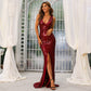 Sequin Split leg Mermaid Prom Dress