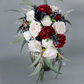 Red Rose Artificial Bridal Bouquet