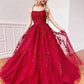 V-Neck Sleeveless Lace-Up Backless Criss-Cross Long Lace Wedding Guest Dress