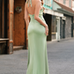 Halter Neck Sleeveless Bridesmaid Dress