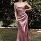 Satin Sweetheart Sleeveless Prom Dress