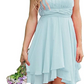 Halter Neck Sleeveless Short Bridesmaid Dress