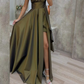 A-line One-Shoulder Ruffles Asymmetrical Chiffon Bridesmaid Dress