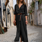 Long Sleeves Chiffon Shirt Maxi Dresses