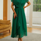 Sea Green Short Sleeve Maxi Dress