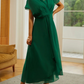 Sea Green Short Sleeve Maxi Dress