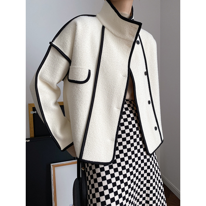 Color Block Long Sleeve Jacket