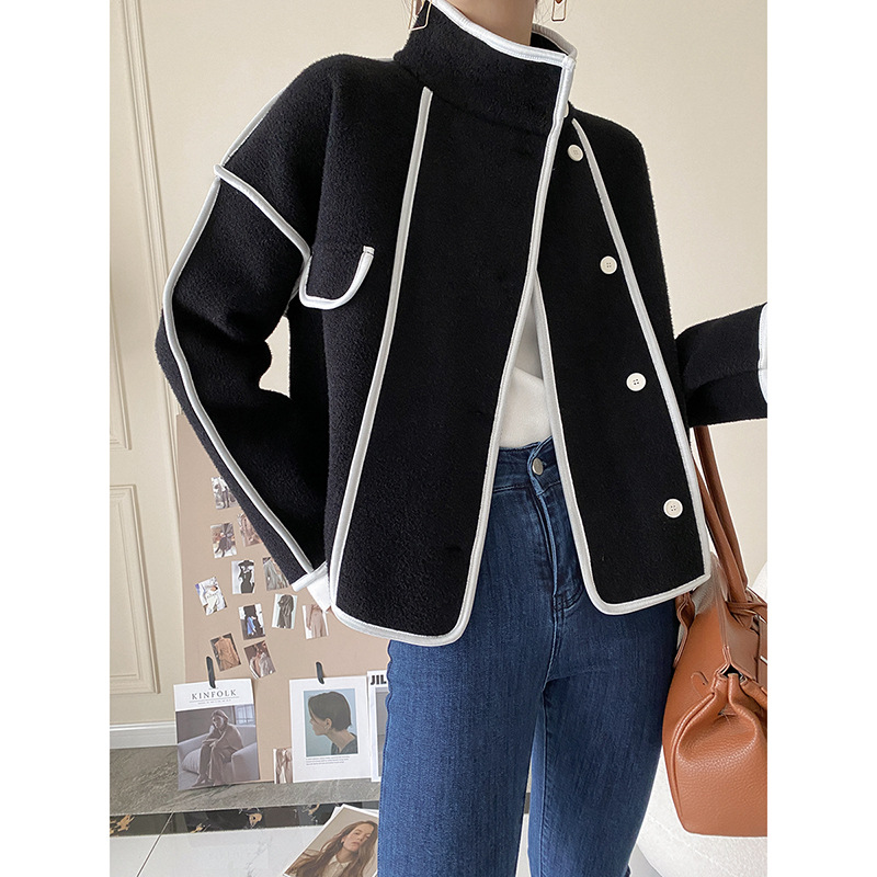 Color Block Long Sleeve Jacket