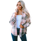 Plaid Print Long Sleeve Jacket