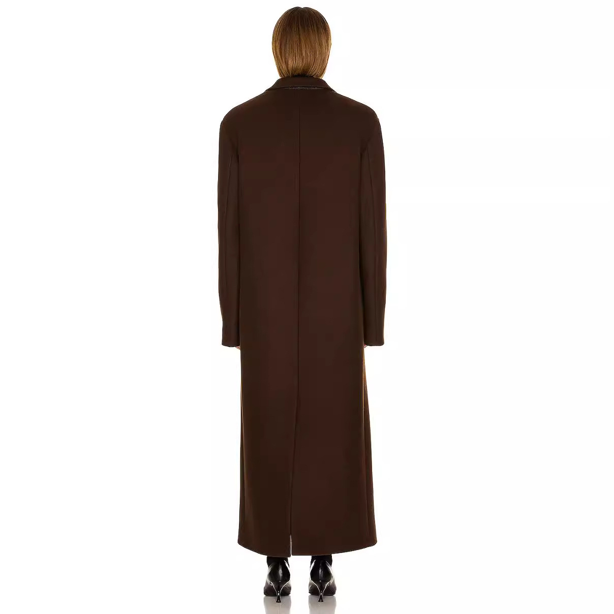 Casual Single-Breasted Long Coat