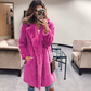 Faux Fur Long Sleeves Coat