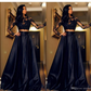 Ball Gown Long Sleeves Bateau Satin Floor-Length Dress