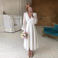 Elegant Long Sleeve Casual Summer Wedding Dress
