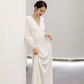 Elegant A-Line Long Sleeve Wedding Dress
