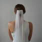 Perfect Waltz Style Long Bridal Veil With Comb