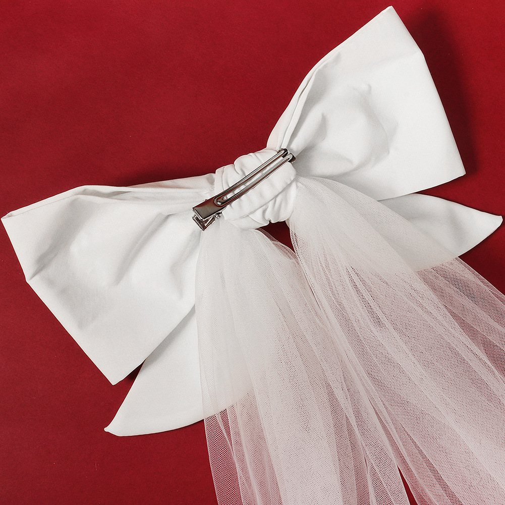 Ribbon Bow Veil