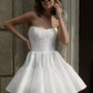 Strapless Sweetheart Neck Sleeveless Short Wedding Dress