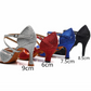 Rhinestone High Heel Indoor Dance Shoes