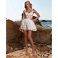 Sweetheart Neck Sleeveless Short Wedding Dress